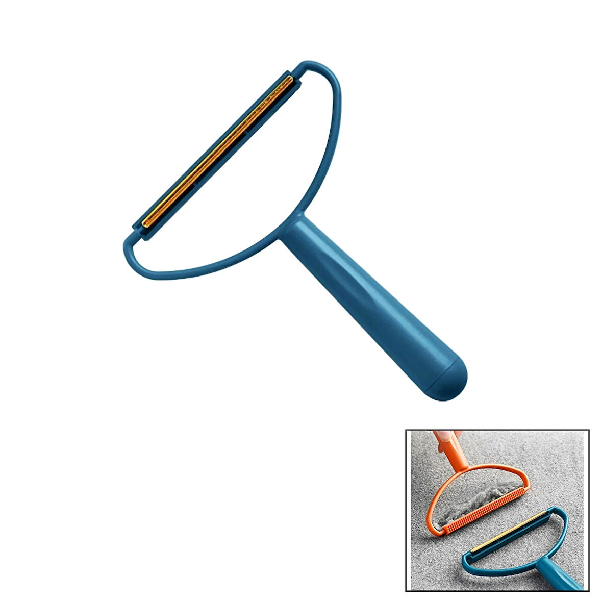 Plastik Saplı Metal Tiftik Tüy Toplama Aparatı