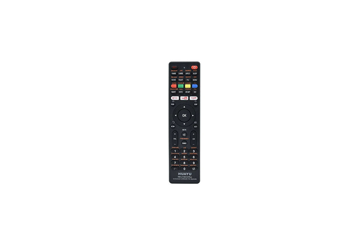Huayu Kl Rm-l1130+x Plus Siyah Unıversal Lcd Led Tv Kumanda