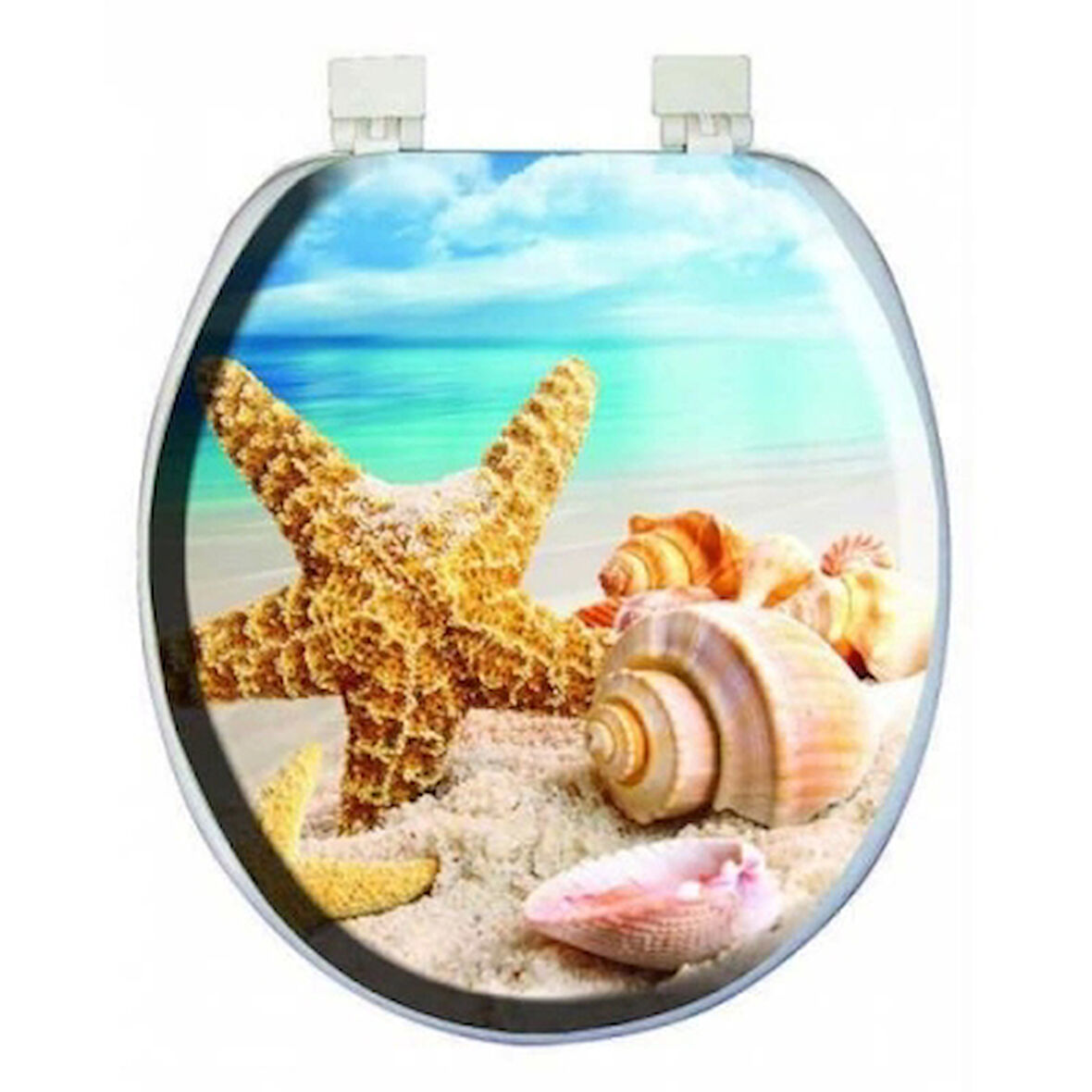 Lüks Desenli Yumuşak Klozet Kapak Puf