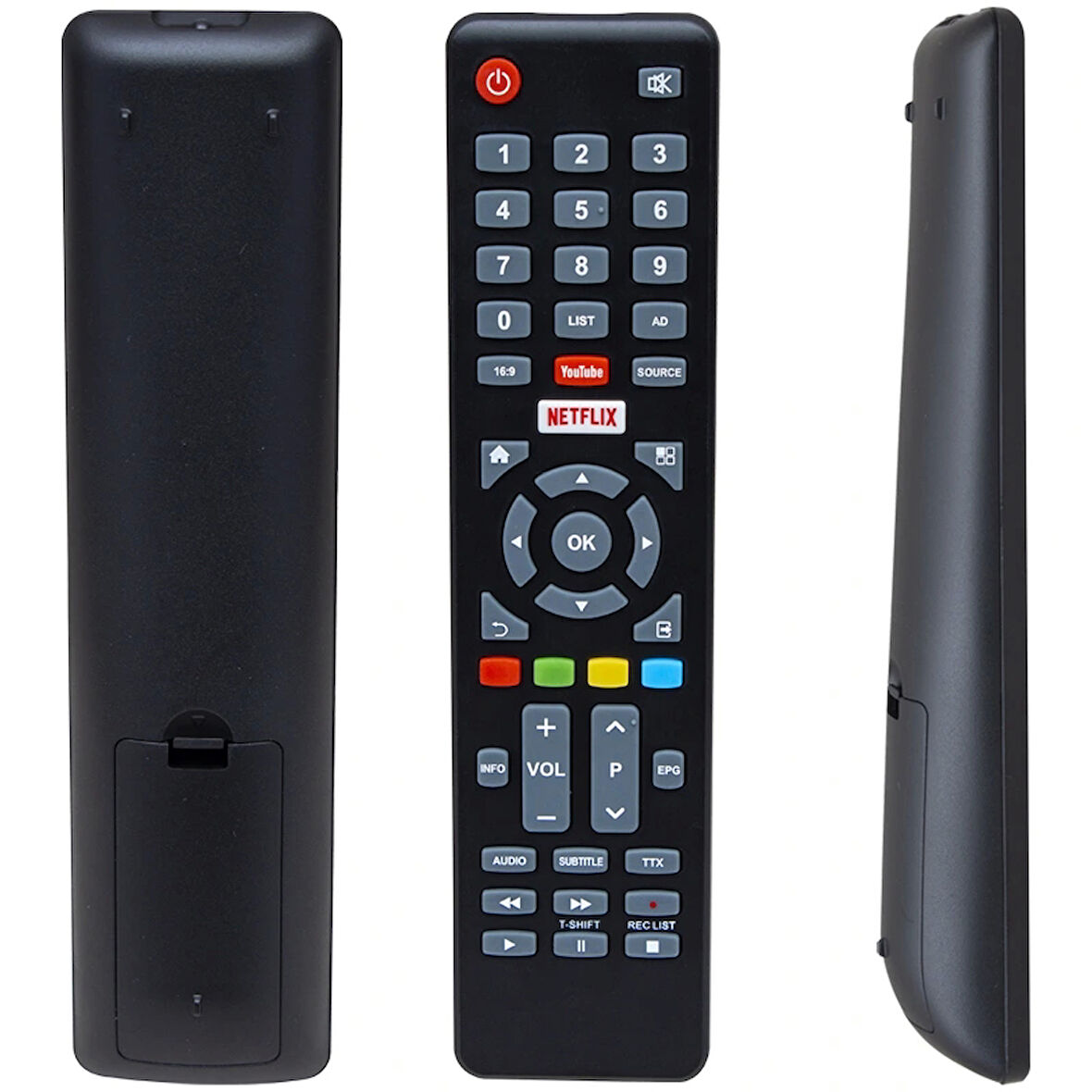 Botech Netflıx-youtube Tuşlu Lcd-led Tv Kumanda (7601-32y022-0044beh1-ydx07601ra0-19a1100073)
