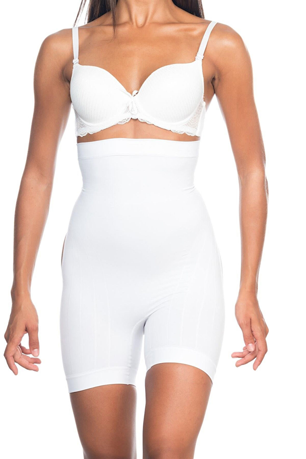 Beyaz Mı Emay 2033 Popo Açık Boxer Korse