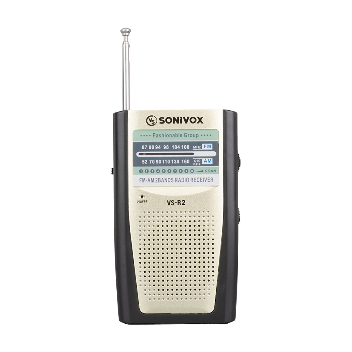 Krem Renk Analog Radyo Vs-r2