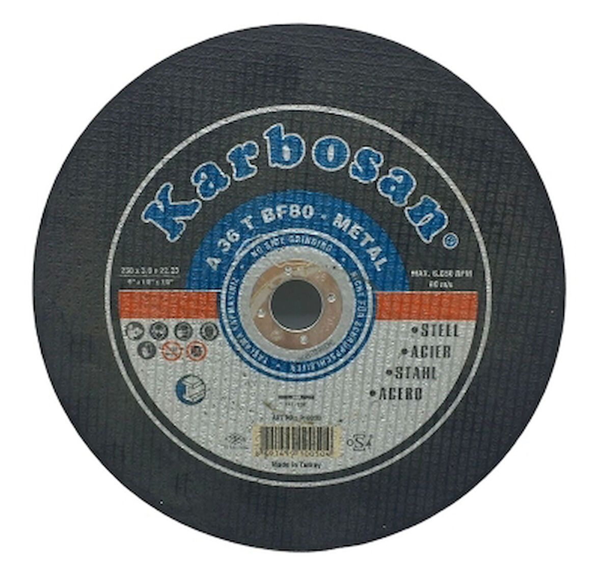 Metal Kesici Disk 230mmx3.0x22