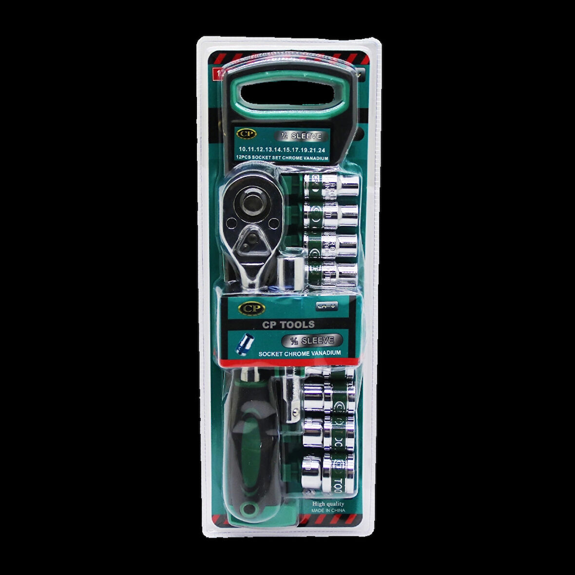 Cr-v Socket Set 12 Parça  1/2 İnç  Vakumlu Lokma Seti