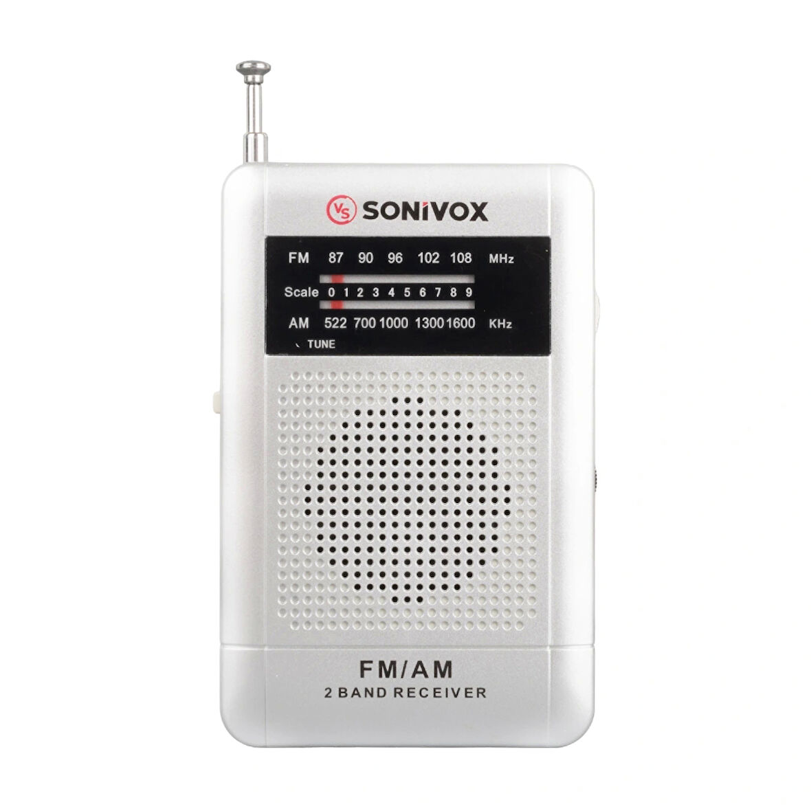Gümüş Renk Cep Tipi Analog Fm Radyo Vs-r115