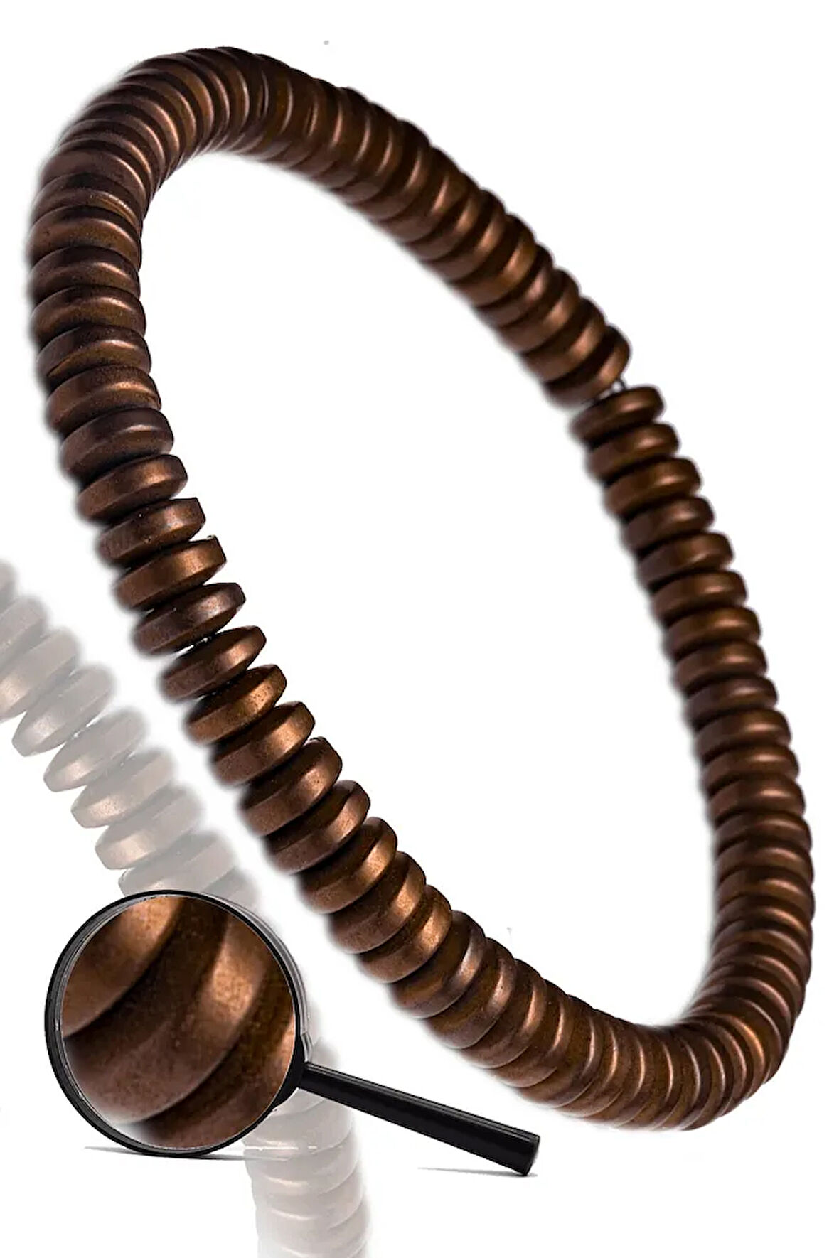 Sertifikalı Rose Aaa+ Rondela Hematit Taşı Bileklik - Kararmaz