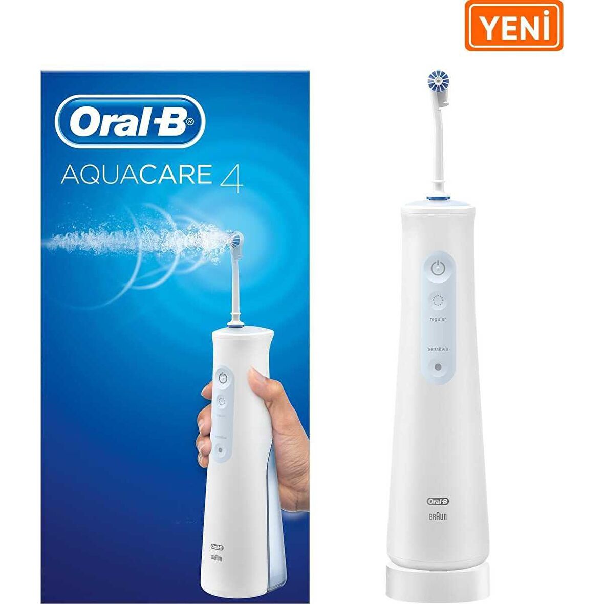 Oral-B Aquacare 4 Oxyjet 4 Mod Şarjlı Ağız Duşu