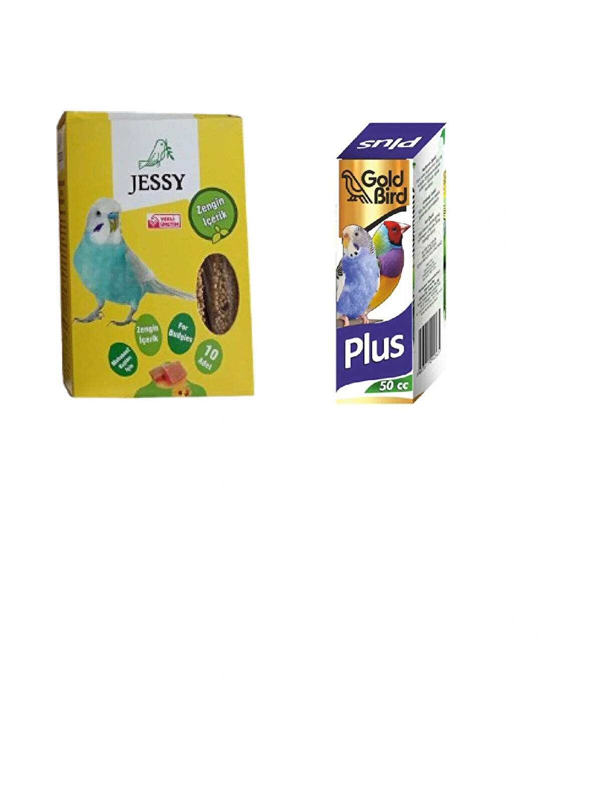 Kafes Kuşları Için Multivitamin Plus Damla 50 cc Ve Jessy Ballı Kraker 10 lu