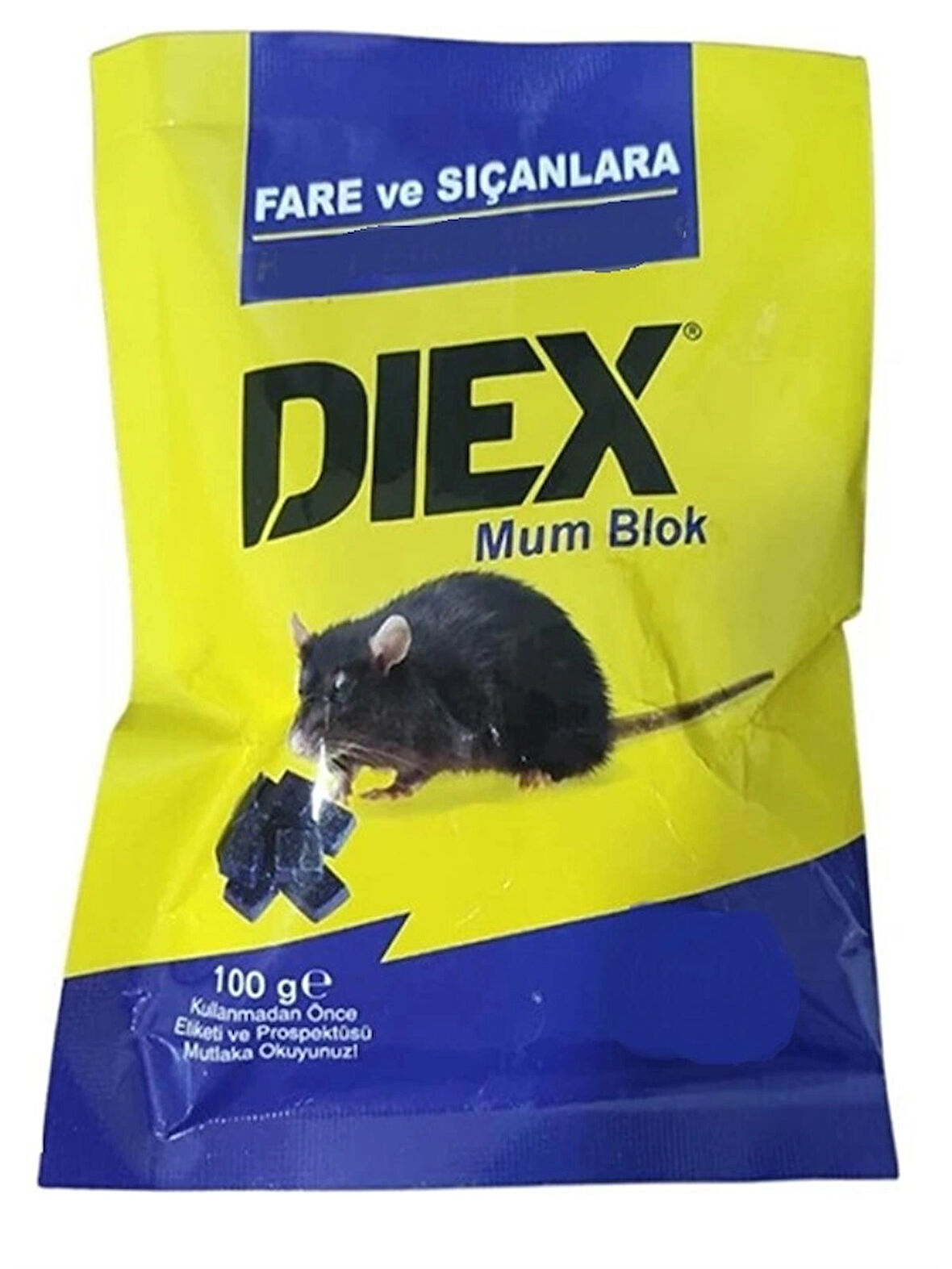 Fare Sıçan Mum Blok 100 GR ( Lahım Fareleri Dahil )