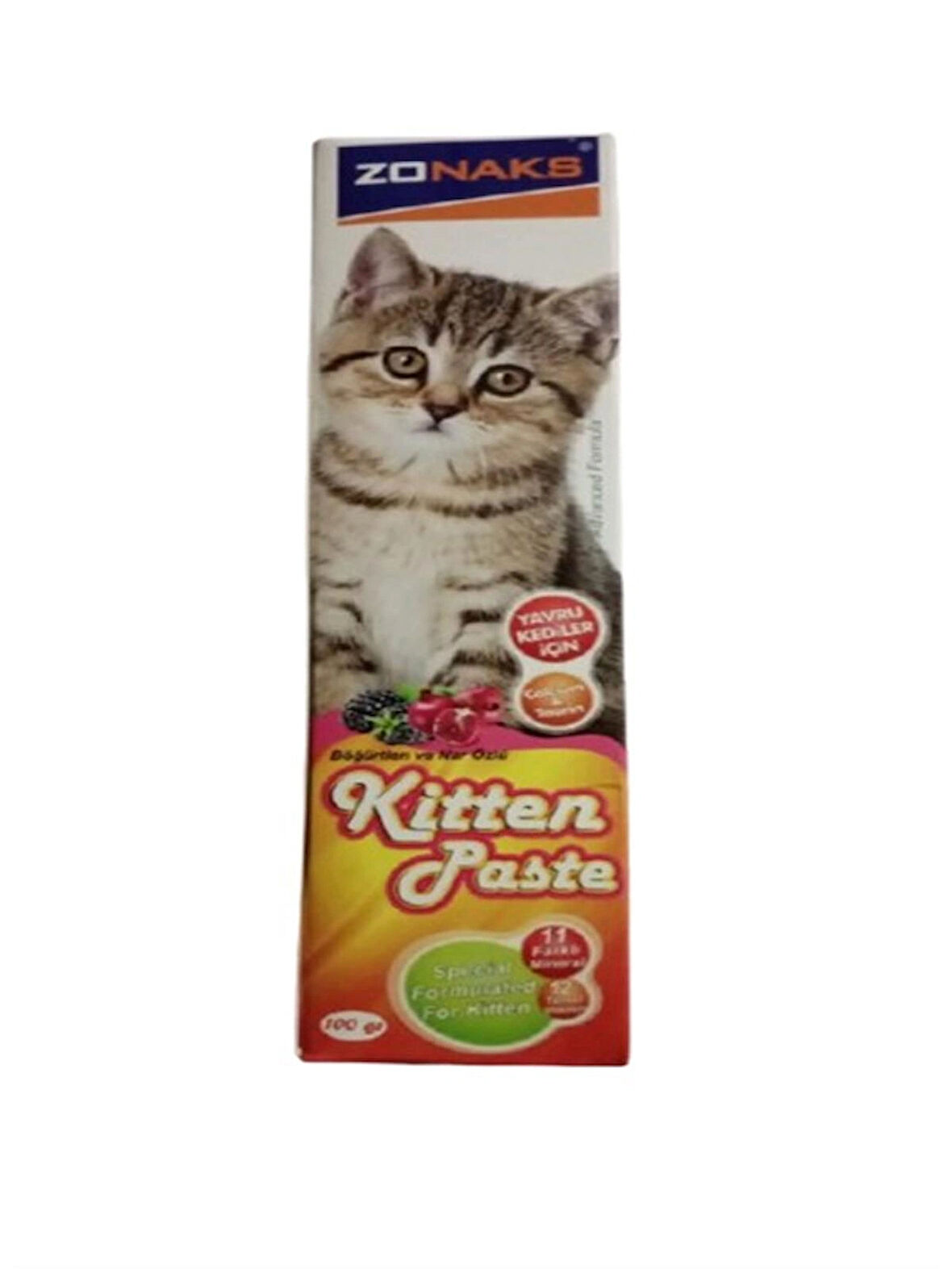 Yavru Kedileriniz İçin Özel Aromalı Multivitamin Paste 100 gr 12 Temel Vitamin - 11 Farklı Mineral