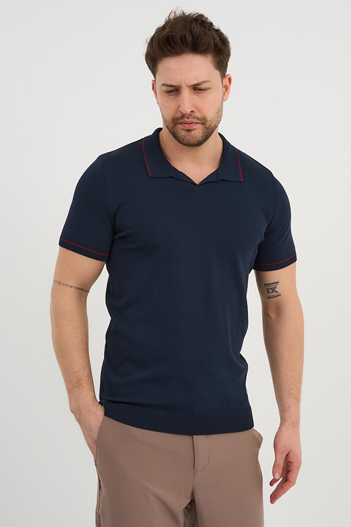 ALEXANDERGARDI Resort Yaka Triko T-shirt