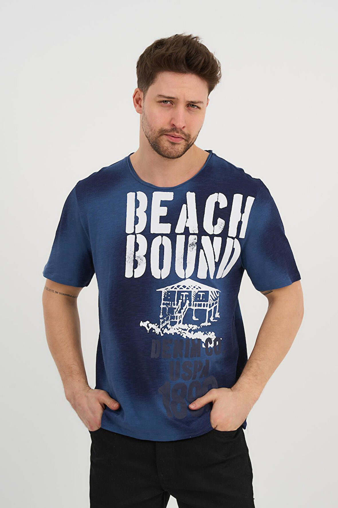 ALEXANDERGARDI Kısa Kollu Baskılı Regular T-shirt (1194195)