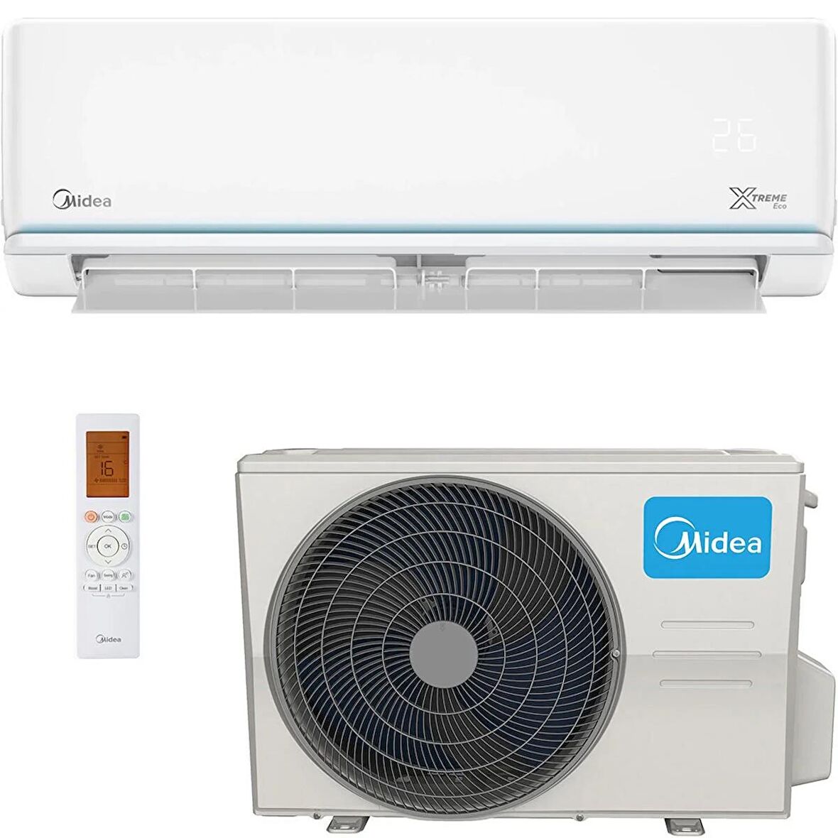 2024 Model A+++  Midea Xtreme Save Duvar Tipi  24.000 Btu İnv. Klima  Wi-fi