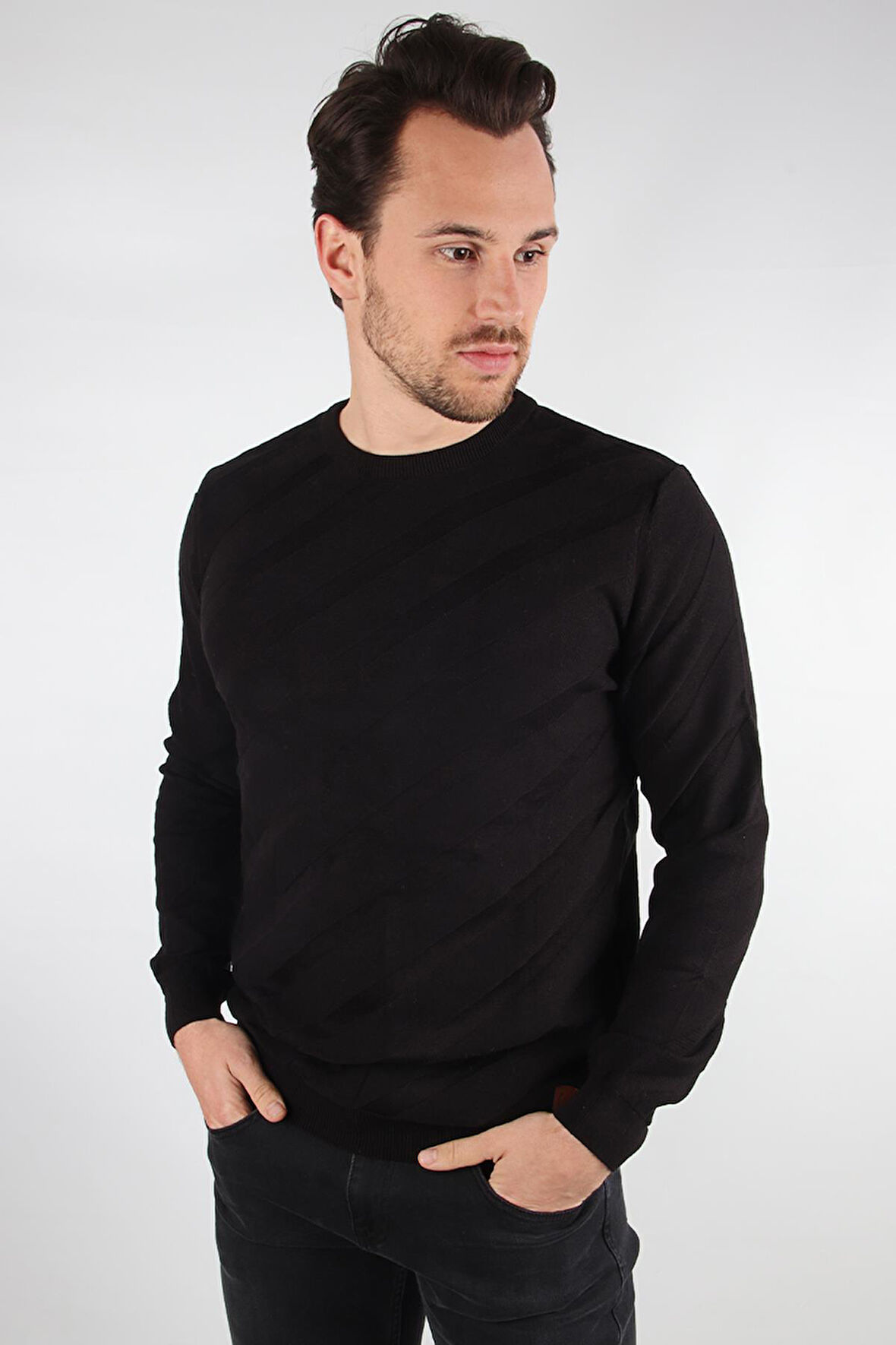 ALEXANDERGARDI BİSİKLET YAKA KAZAK (AG5011)