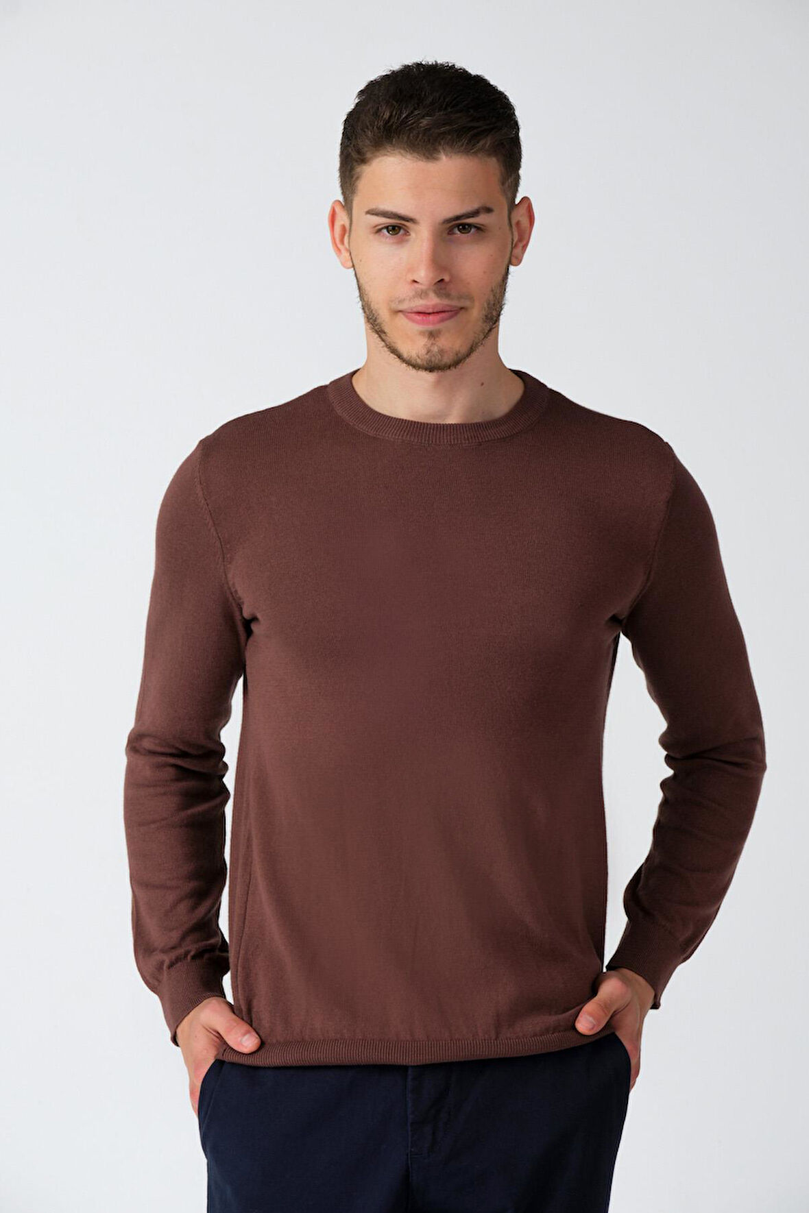 ALEXANDERGARDI BİSİKLET YAKA KAZAK (AG502708)