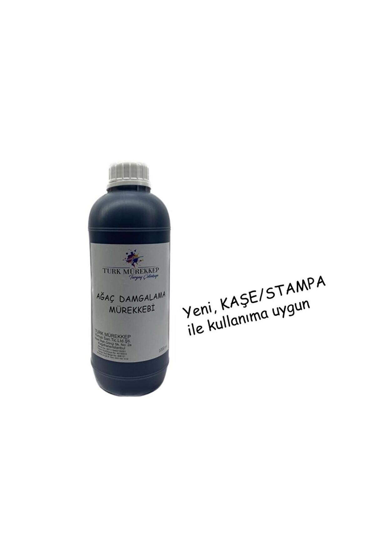 Ağaç Damgalama / Markalama Mürekkebi Siyah 1000 Ml.