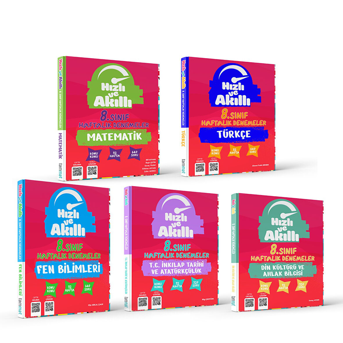 Tammat 8.Sınıf 32 Haftalık Deneme Seti 5 Kitap