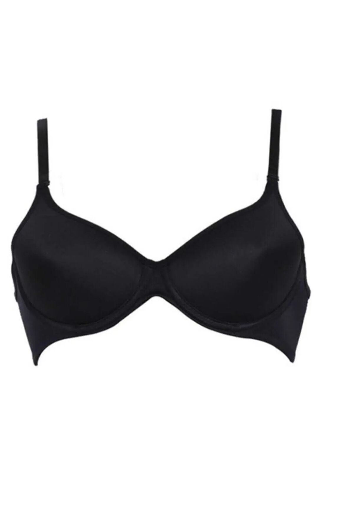 9600-b - Siyah - - Soft Micro Battal Sütyen -