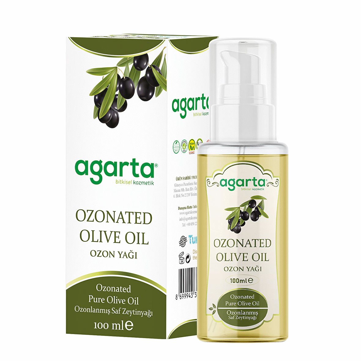 Agarta Doğal Ozon Yağı 100 ml