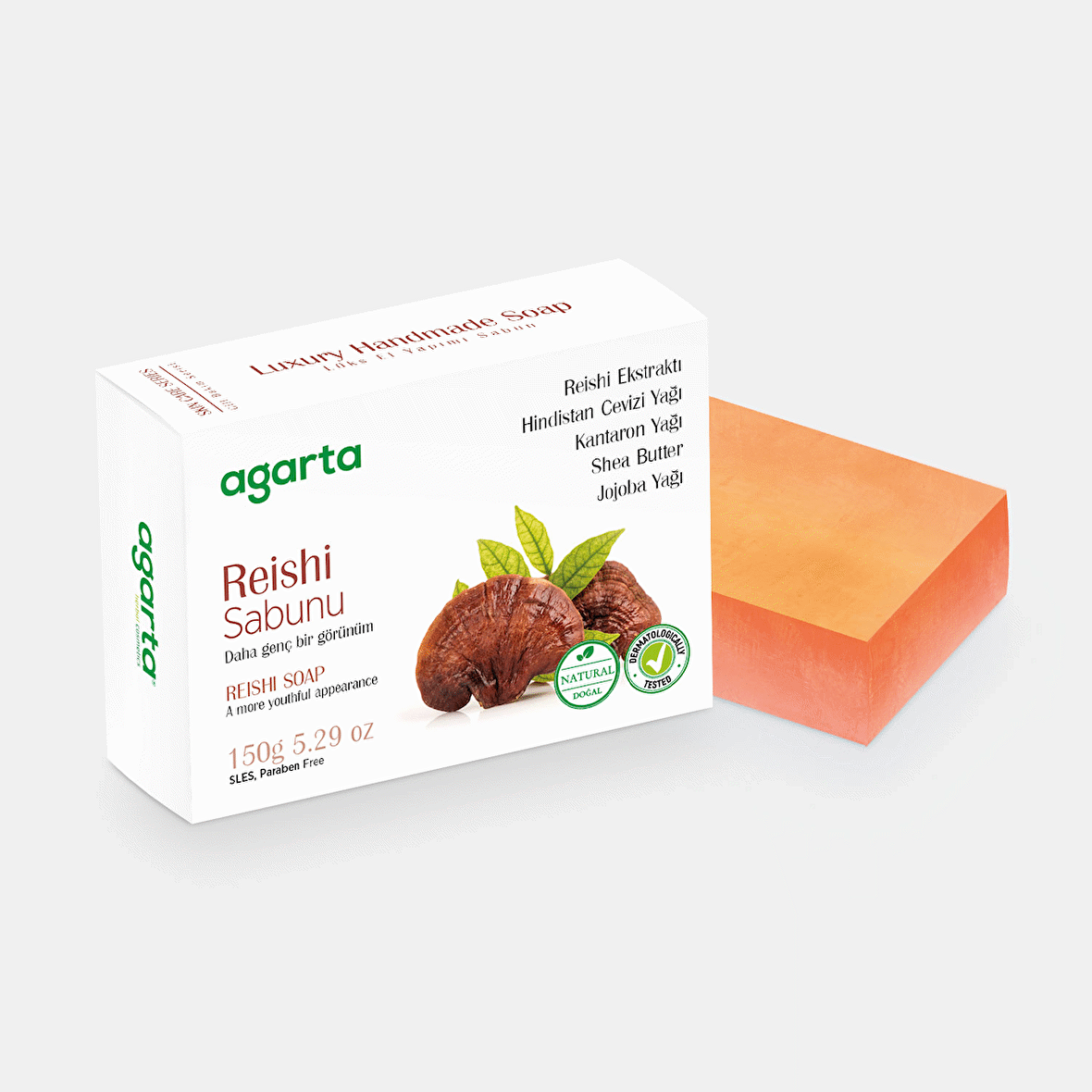 Agarta Doğal Bakım Reishi Sabunu 150 gr