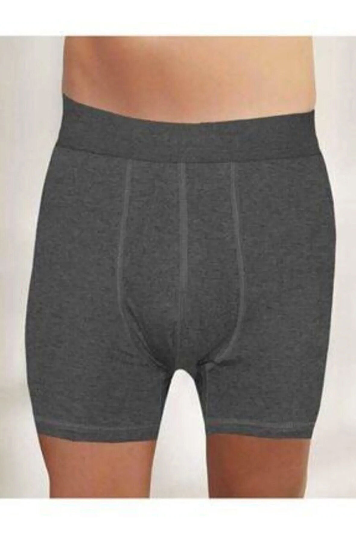 Erkek Lacivert Likralı Boxer Şort