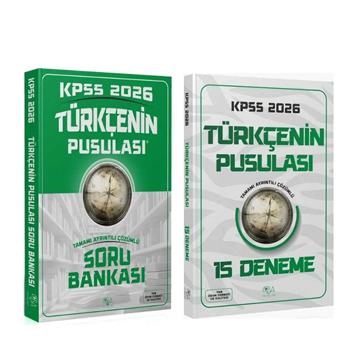 CBA 2026 KPSS Türkçe nin Pusulası Soru Bankası ve Deneme Seti 2 Kitap
