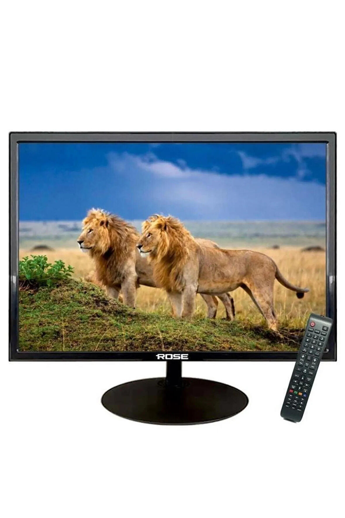 Rose 19"inch 49 Ekran HD LCD Çok Amaçlı Monitör Tv Dahili Hoparlör + Kumanda