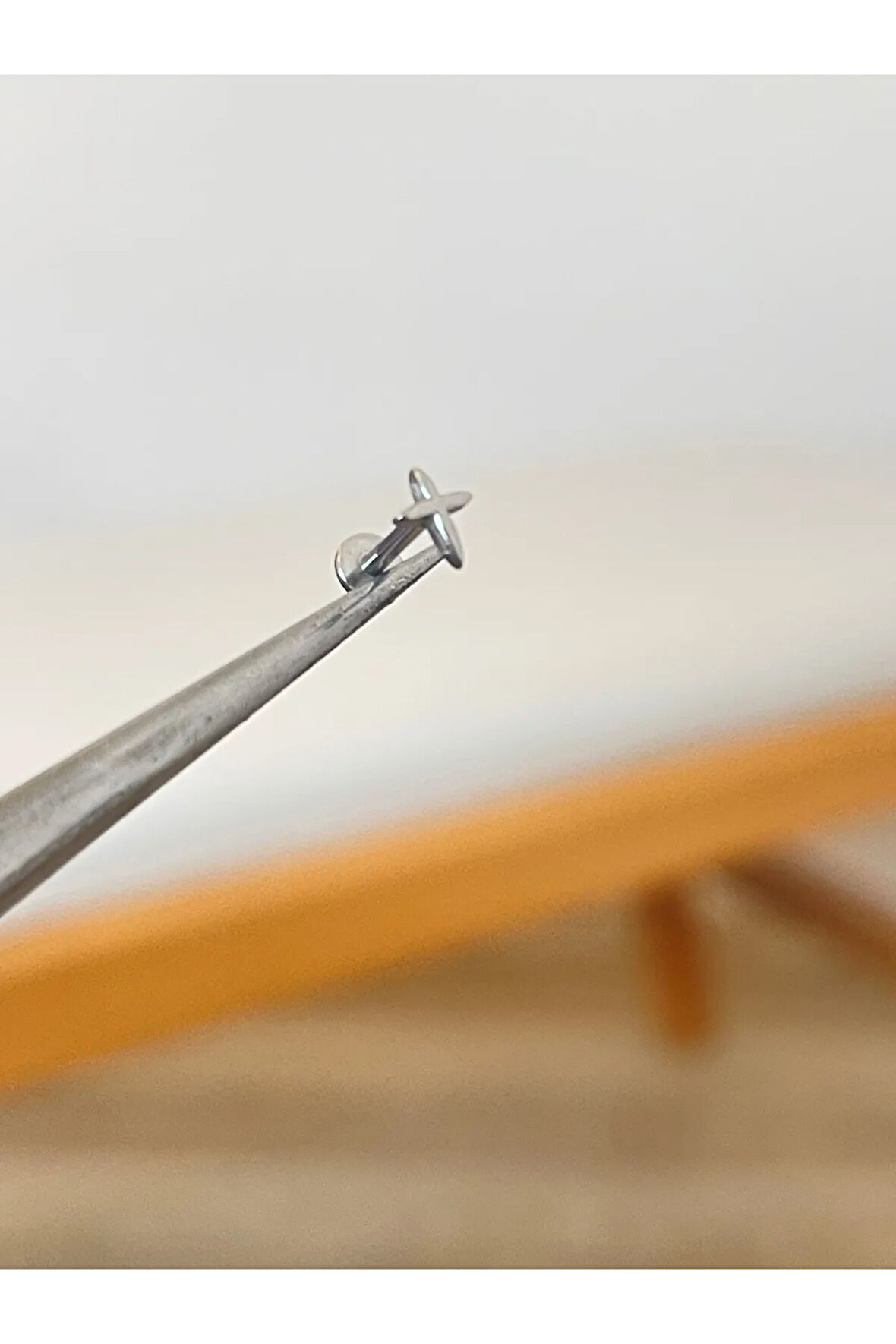 316 L Cerrahi Çelik Kutup Yıldızı Modeli Kıkırdak Helix Tragus Piercingi