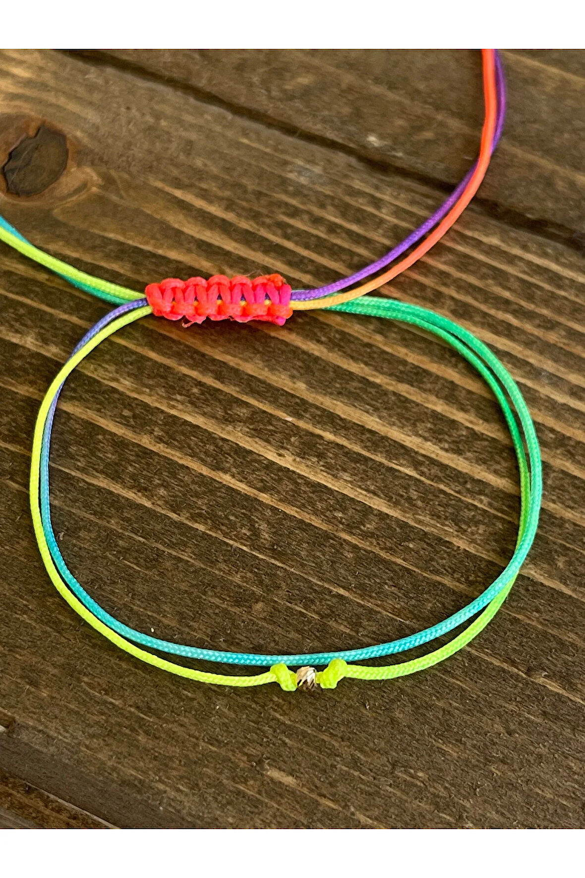 14 Ayar Altın Dorika Detaylı Çift İpli Altın Bereket Bilekliği