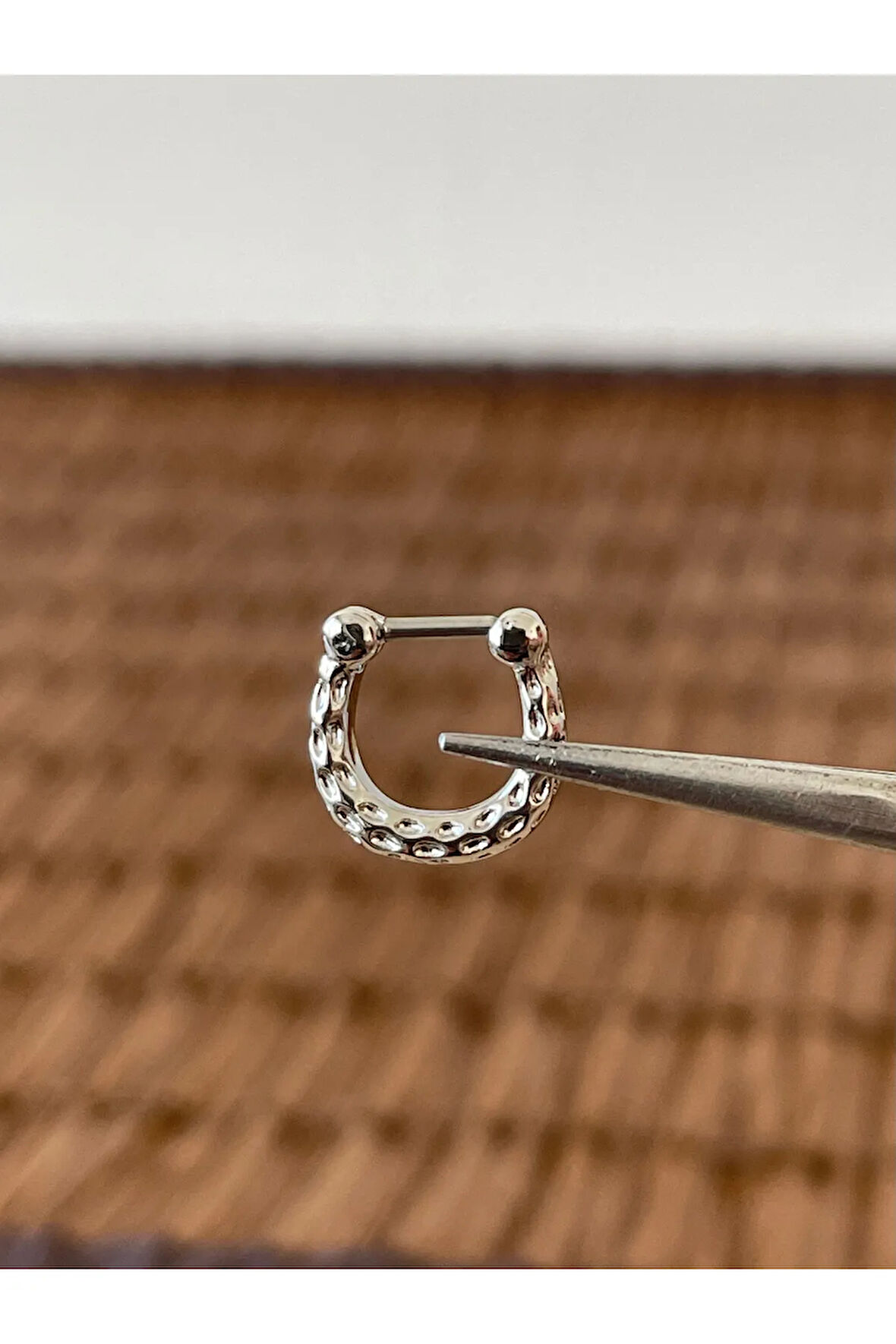 316 L Cerrahi Çelik Septum Piercingi