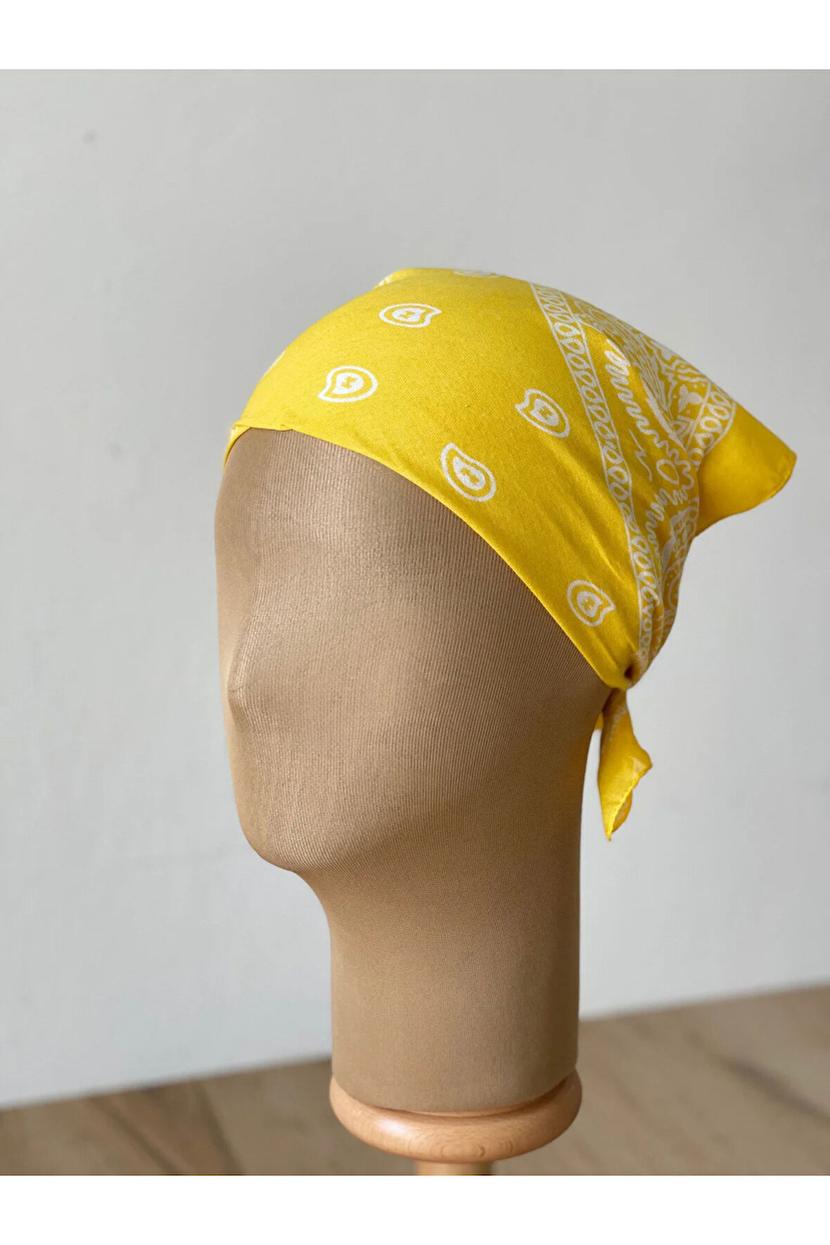 %100 Pamuklu Klasik Desen Unisex Bandana Renkli Bandana Etnik Desenli A Kalite Bandana