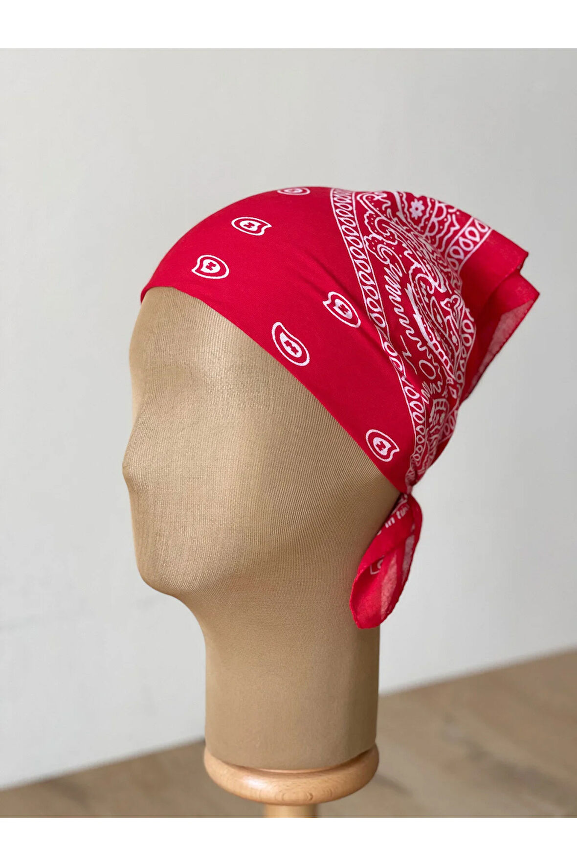 %100 Pamuklu Klasik Desen Unisex Bandana Renkli Bandana Etnik Desenli A Kalite Bandana