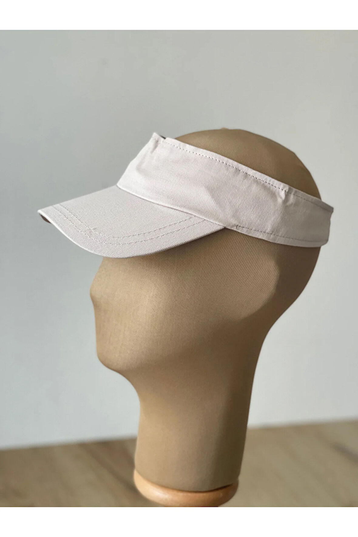 %100 Pamuk Sporcu Koşu Tenis Vizör Şapka Arka Kısmı Ayarlanabilir Unisex Vizör Şapka