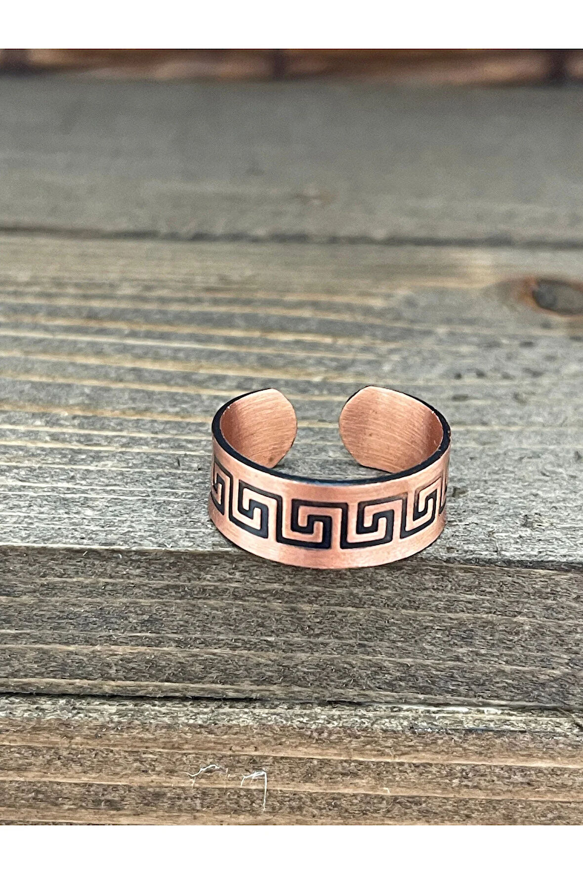 Ayarlanabilir Ölçü Saf Bakır Yüzük