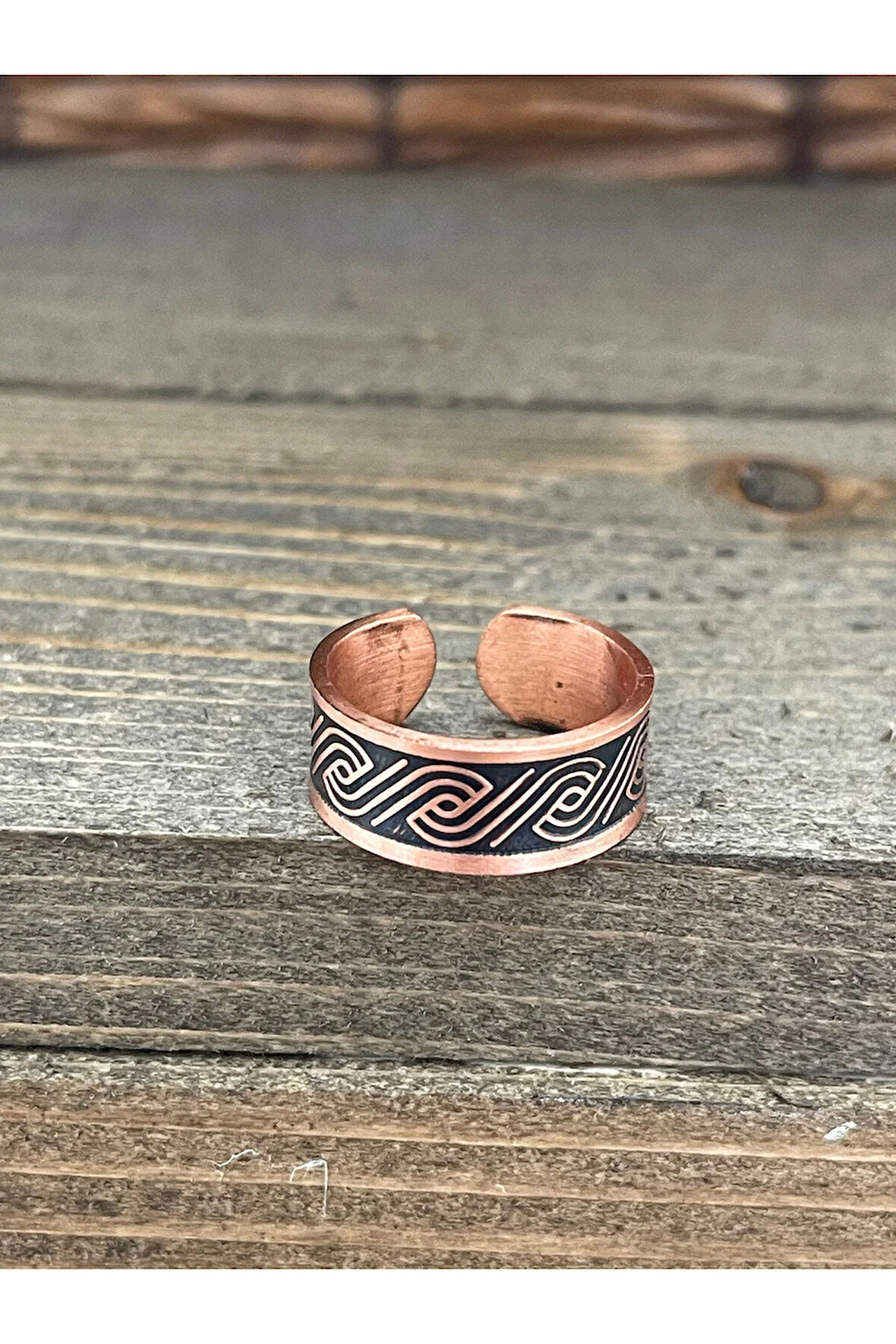 Ayarlanabilir Ölçü Saf Bakır Yüzük