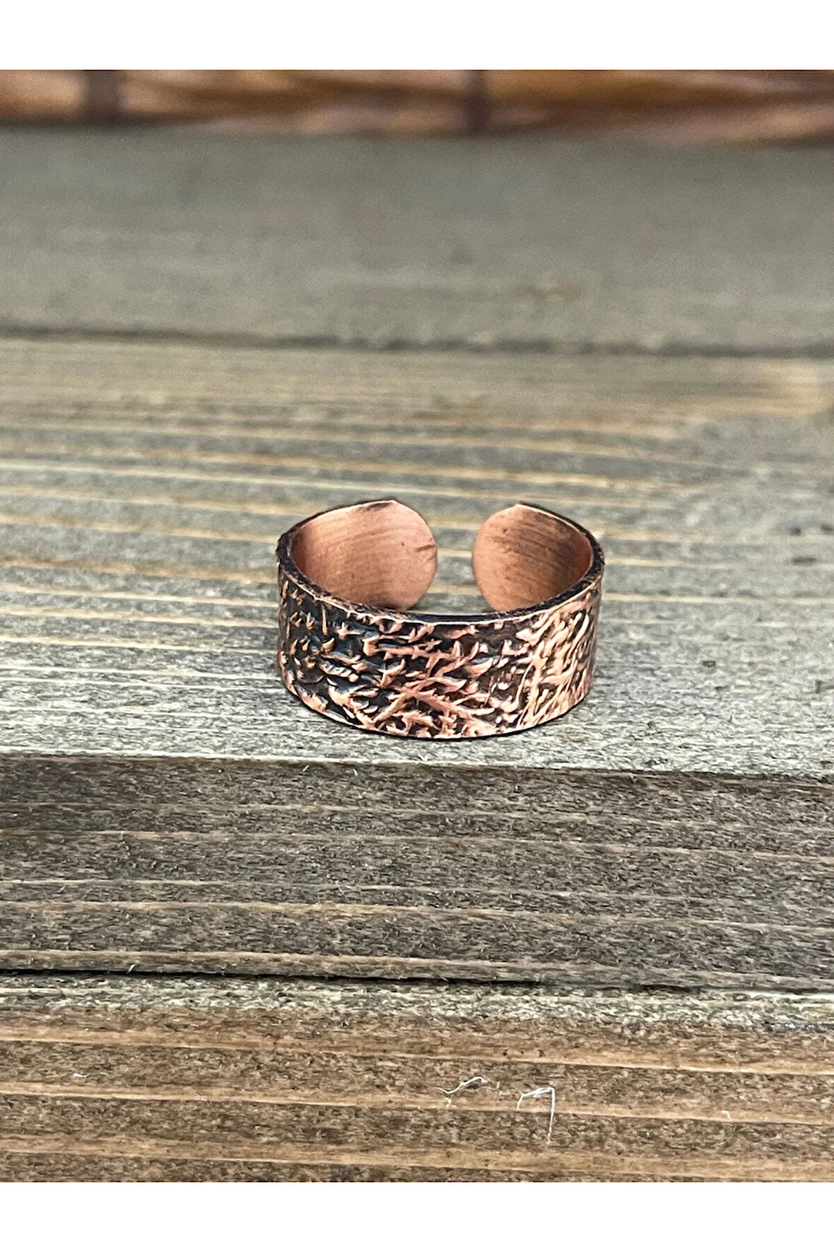 Ayarlanabilir Ölçü Saf Bakır Yüzük