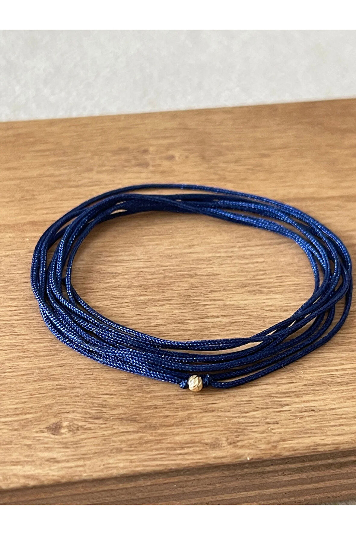 14 Ayar Altın Dorika Detaylı Altın Şans Bereket Halhalı Altın Şans İpi