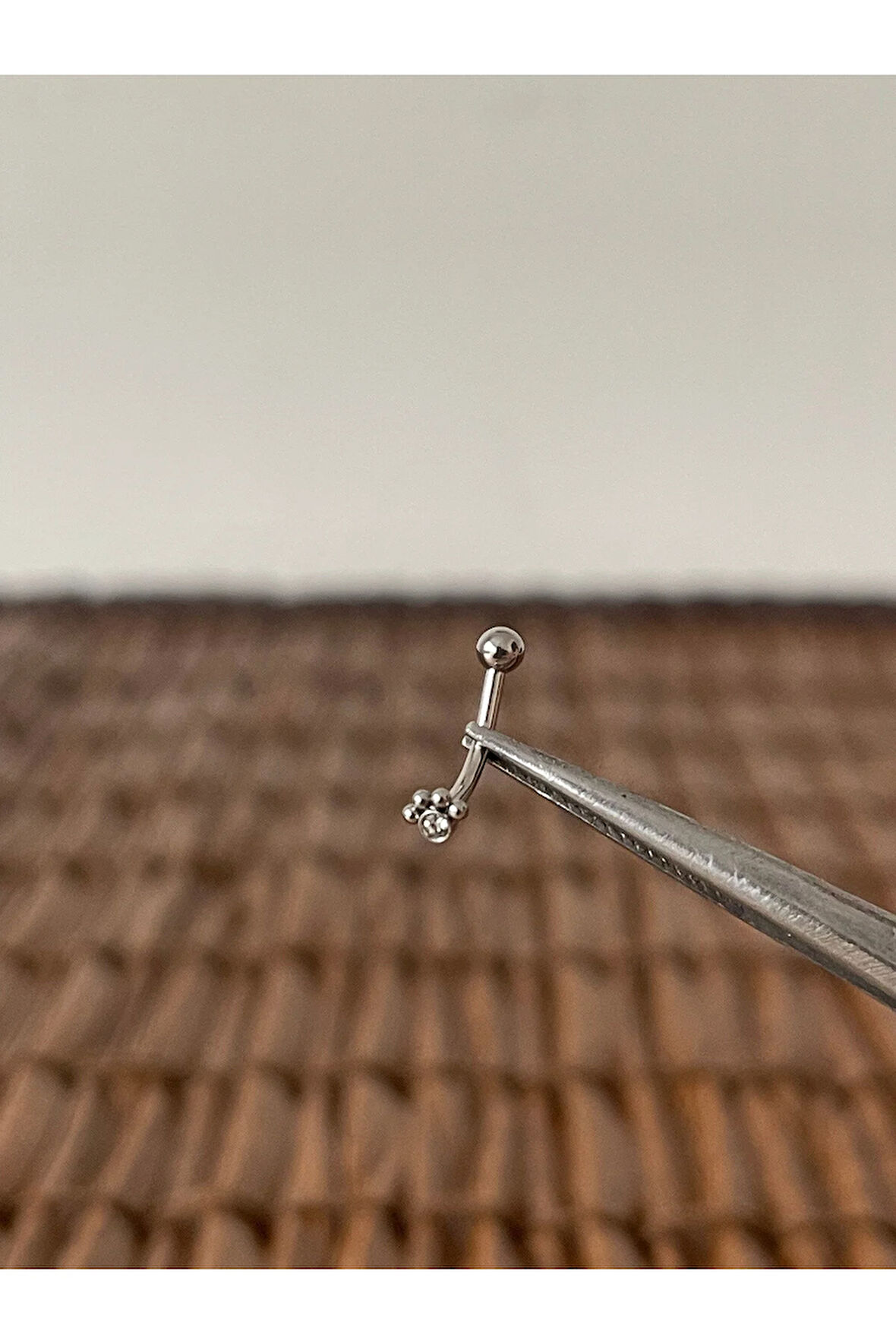 316 L Cerrahi Çelik Kaş Piercingi Kulak Snug Helix Kıkırdak Daith Conch Rook Tragus Piercing