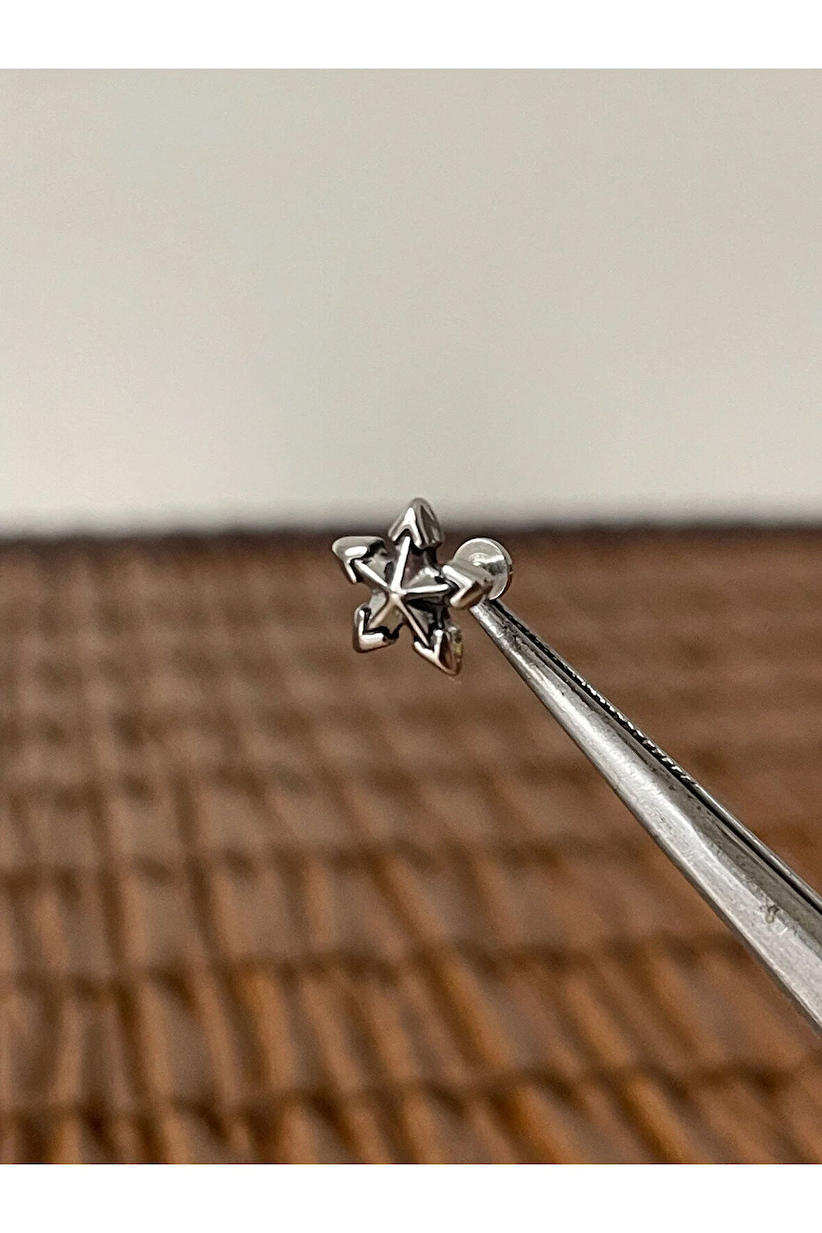 316 L Cerrahi Çelik Helix Tragus Kıkırdak Conch Piercingi