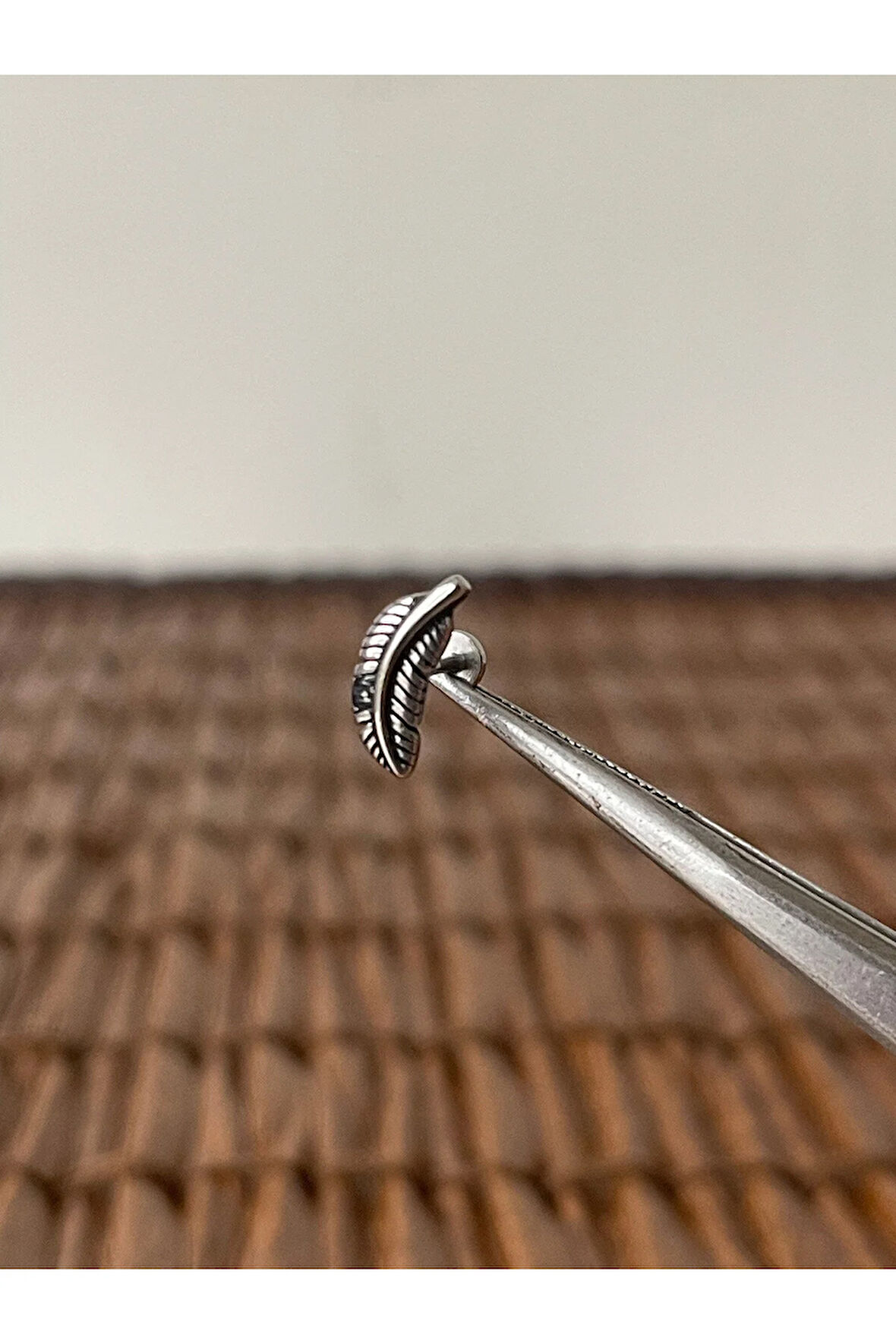 316 L Cerrahi Çelik Helix Tragus Kıkırdak Conch Piercingi