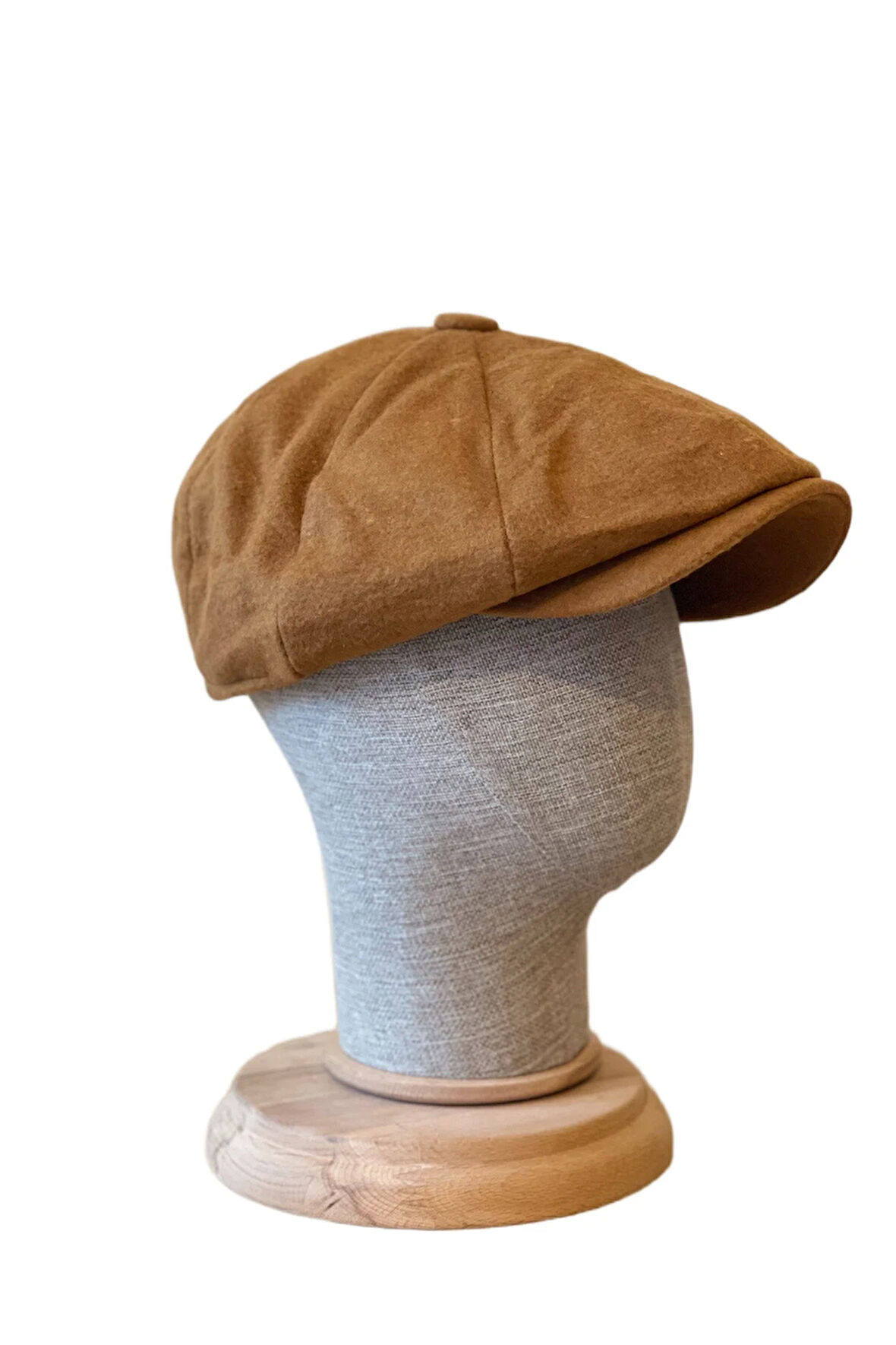 Standart Kışlık Yün Ingiliz Kasket Dökümlü Peaky Blinders Kasket Balıksırtı Kasket Arkası Lastikli