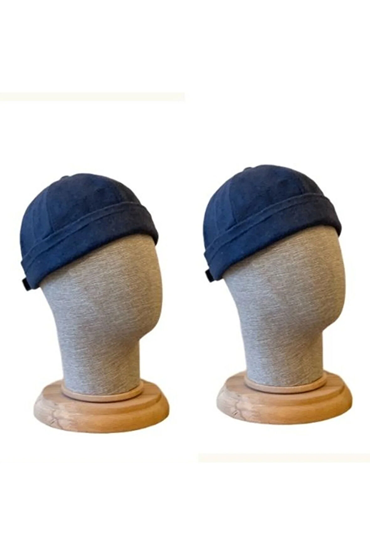 2 Adet Kışlık Kaşe Cap Ayarlanabilir Docker Şapka Kışlık Takke Şapka Retro Şapka Takke