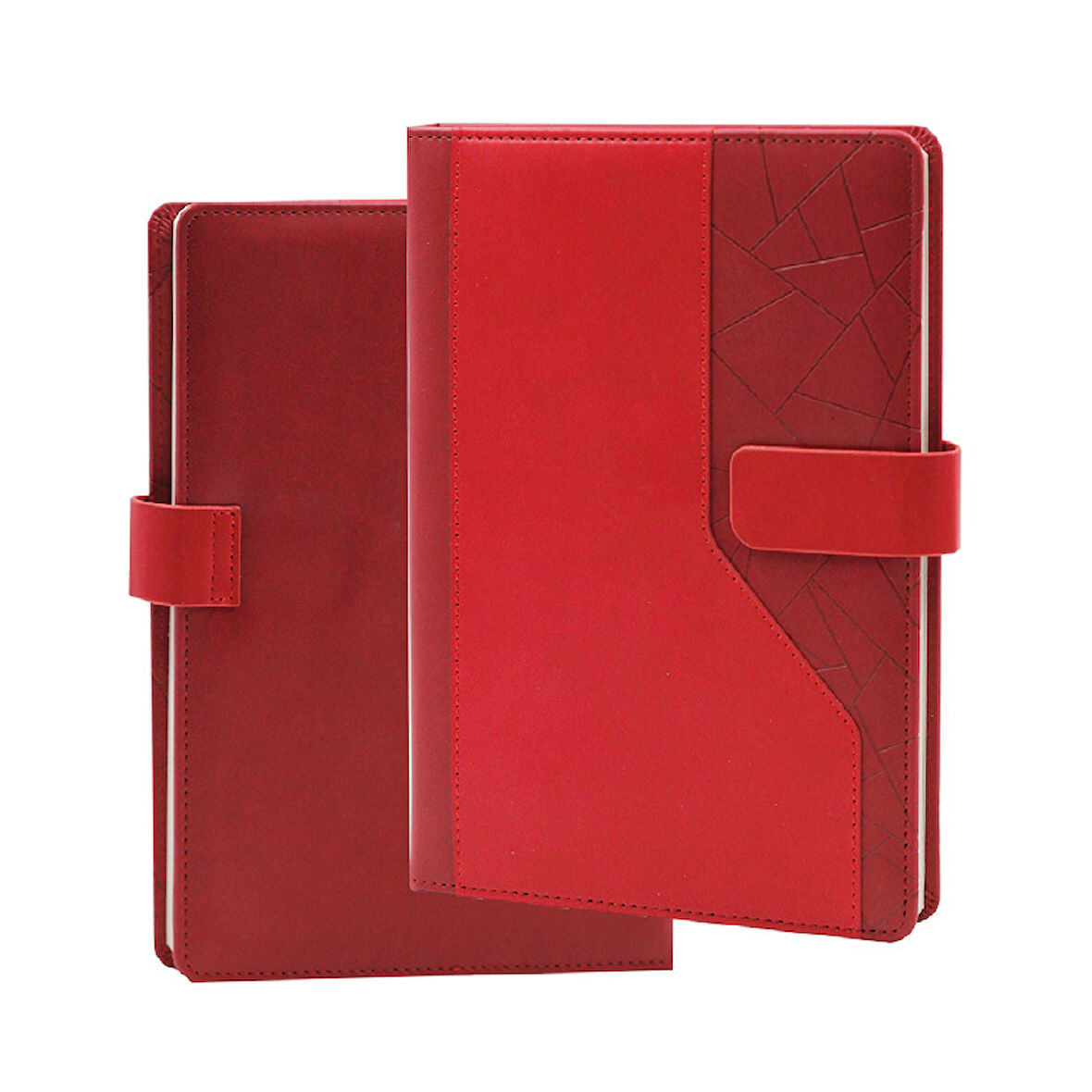 Kırmızı Ivory Ajanda 17x24 336 sayfa