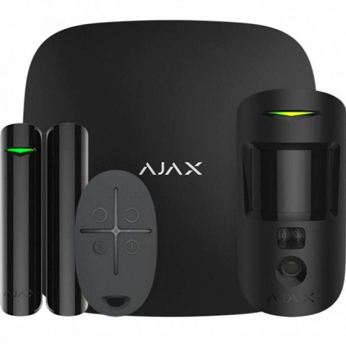 Ajax StarterKit Cam Alarm Seti - Siyah