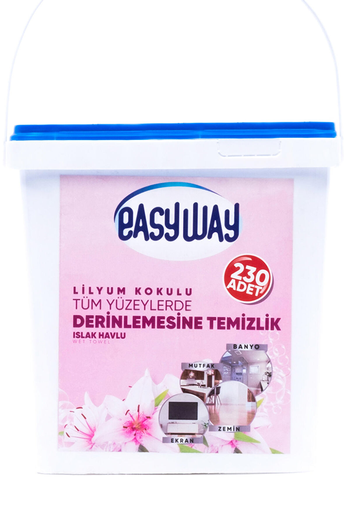 Kova Islak Mendil - Lilyum Çiçek Kokulu