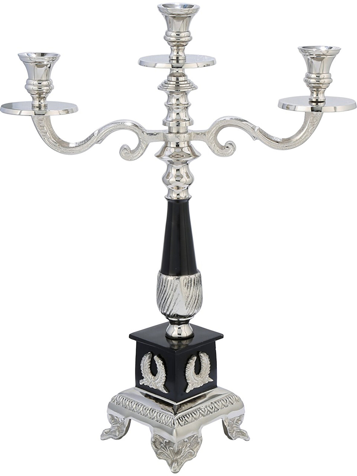 GÜMÜŞ DEKORATİF ŞAMDAN 13*40*53 CM AK.IU0426