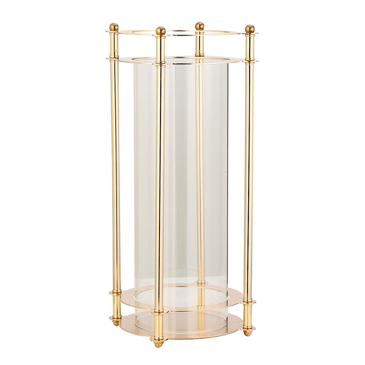 GOLD BÜYÜK TOPLU MUMLUK 20*20*50 CM AK.JD0078