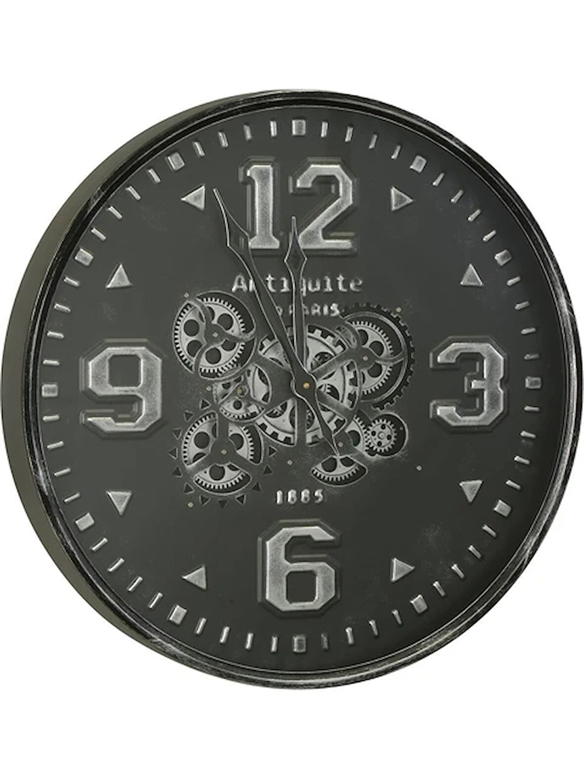 ÇARKLI DUVAR SAATİ 60*60*8 CM AK.JI0011