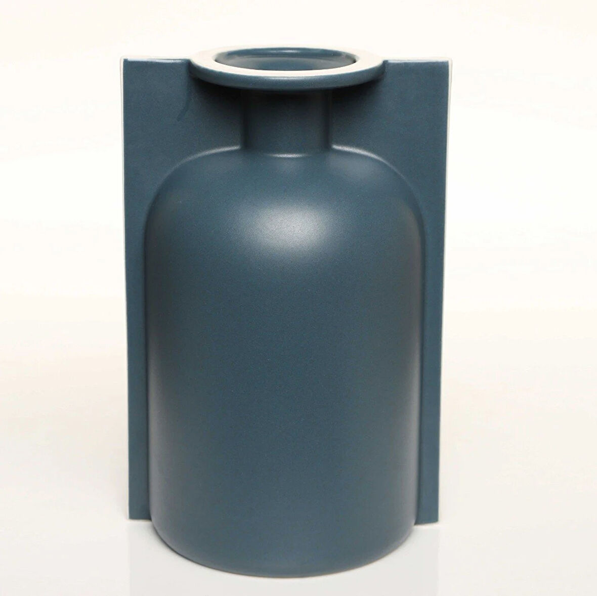 LIP KOYU GRİ VAZO ORTA  17*14*25 CM AK.JL0014