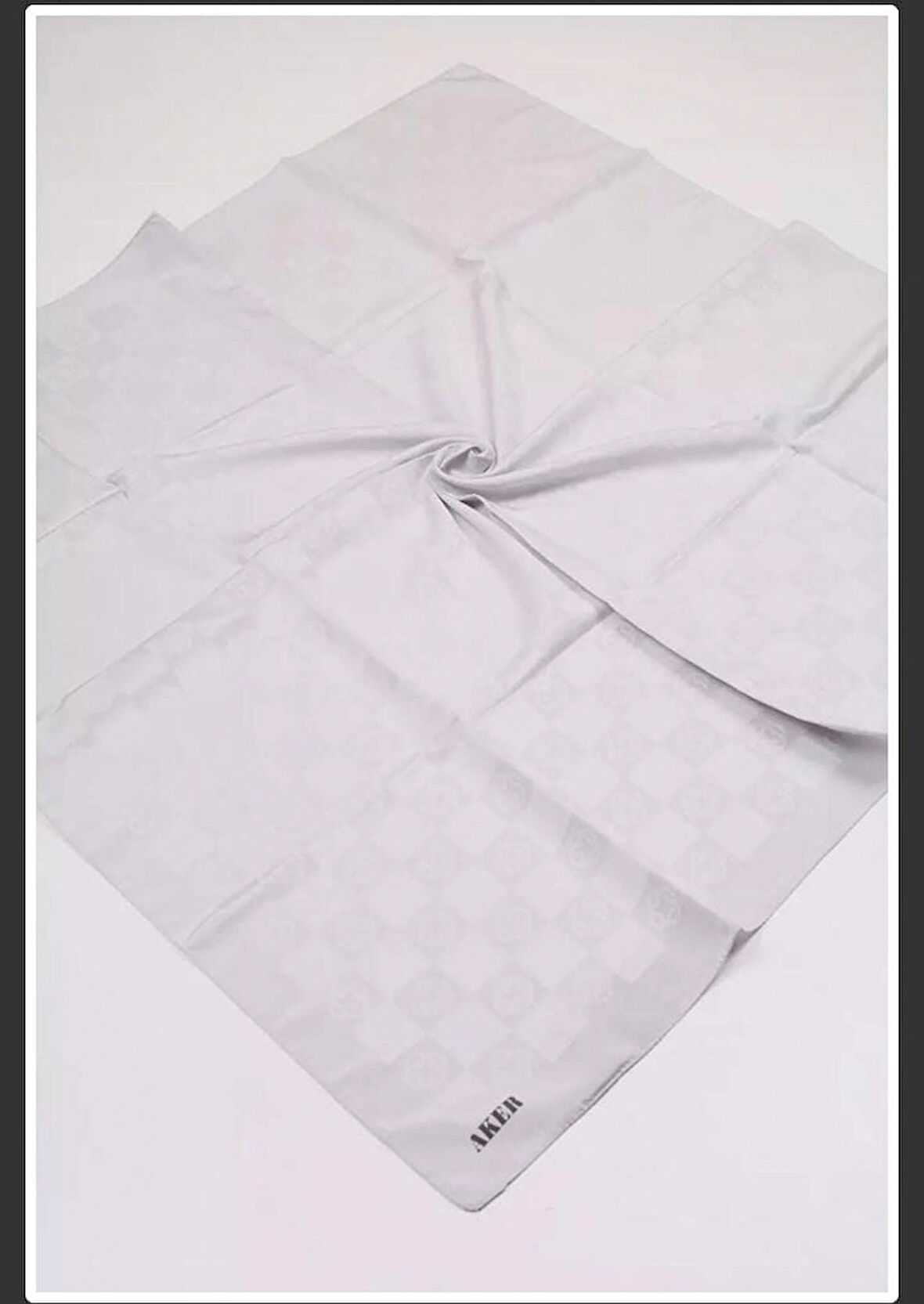 AKER MONORAM EŞARP GRİ